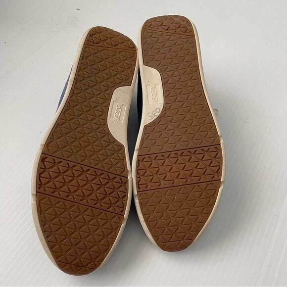 Tom’s Cabrillo casual sneaker lace up shoes blue size 8 - Picture 8 of 10